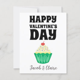 Eenvoudig Schattige Hart Gelukkig Valentijnsdag Pa