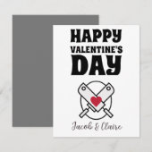 Eenvoudig Schattige Hart Gelukkig Valentijnsdag Pa (Voorkant / Achterkant)