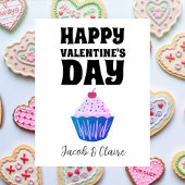 Eenvoudig Schattige Hart Gelukkig Valentijnsdag Pa