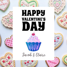 Eenvoudig Schattige Hart Gelukkig Valentijnsdag Pa