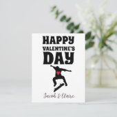 Eenvoudig Schattige Hart Gelukkig Valentijnsdag Pa (Staand voorkant)