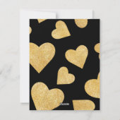 Eenvoudig Schattige Hart Gelukkig Valentijnsdag Pa Feestdagenkaart (Achterkant)