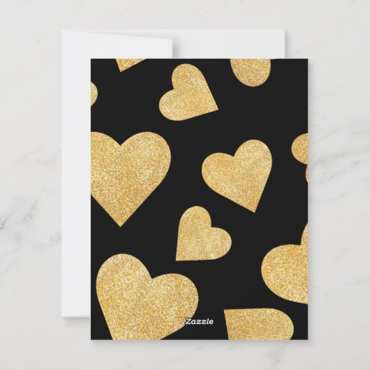 Eenvoudig Schattige Hart Gelukkig Valentijnsdag Pa Feestdagenkaart (Achterkant)