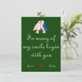 Eenvoudig Schattige Hart Gelukkig Valentijnsdag Pa Feestdagenkaart (Staand voorkant)