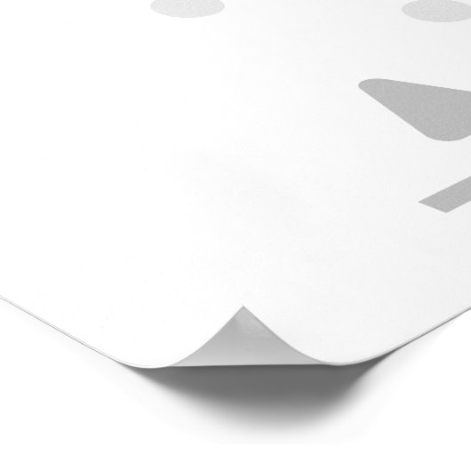 Eenvoudig Schattige Jumping Lamb 1e Verjaardag Wel Poster (Hoek)