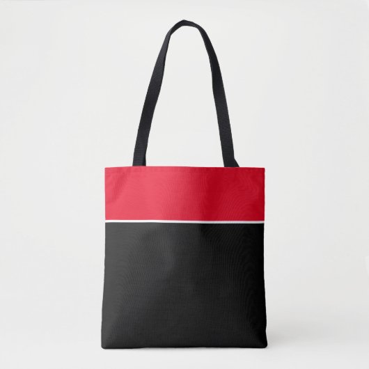 Eenvoudig Schattige Modern Minimalistisch Rood & Z Tote Bag (Voorkant)