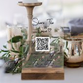 Eenvoudig Schattige QR code foto delen Acryl Bord