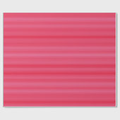 Eenvoudig Schattige Roze Rood Smal Gestreept Patro Cadeaupapier (Vlak)