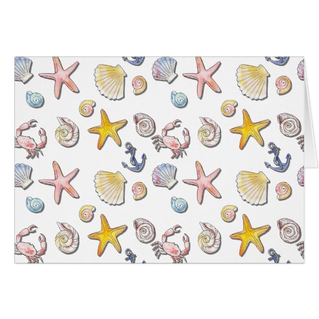 Eenvoudig Schattige strandontwerp (Voorkant Horizontaal)