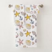 Eenvoudig Schattige strandontwerp Bad Handdoek (Insitu)