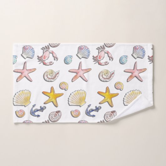 Eenvoudig Schattige strandontwerp Bad Handdoek (Handdoek)