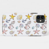Eenvoudig Schattige strandontwerp Case-Mate iPhone Case (Achterkant (horizontaal))