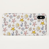Eenvoudig Schattige strandontwerp Case-Mate iPhone Case (Achterkant (horizontaal))