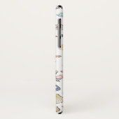 Eenvoudig Schattige strandontwerp Case-Mate iPhone Case (Achterkant/links)