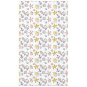 Eenvoudig Schattige strandontwerp Tafelkleed (Voorkant)