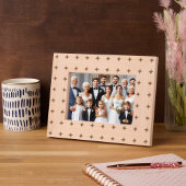 Eenvoudig Schattige vierpuntssterpatroon Gegraveerde Lijstjes