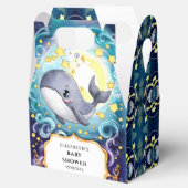 Eenvoudig Schattige walvis Baby shower Bedankdoosjes (Geopend)