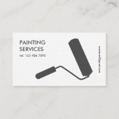 Eenvoudig schilderij visitekaartje (Voorkant)