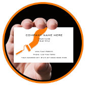 Eenvoudig schilderontwerp visitekaartje