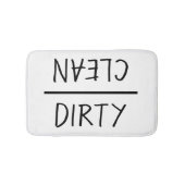 Eenvoudig SCHOON/DIRTY Moderne Kinderen Badmat (Voorkant)