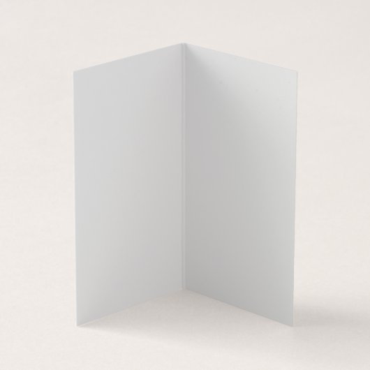 Eenvoudig schoon elegant modern minimalistisch wit visitekaartje (Binnen)