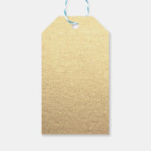 Eenvoudig schoon goud voor uw Logo Cadeaulabel (Achterkant)