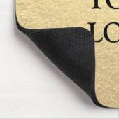 Eenvoudig schoon goud voor uw Logo Muismat (Hoek)