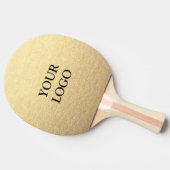Eenvoudig schoon goud voor uw Logo Tafeltennisbatje (Zijkant)
