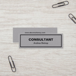 Eenvoudig schoon Lijst Klassiek mini-Visitekaartje Mini Visitekaartje