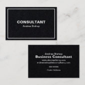 Eenvoudig schoon Lijst Klassiek Visitekaartje (Voorkant / Achterkant)