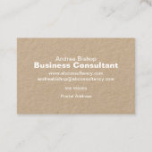 Eenvoudig schoon Lijst Klassiek Visitekaartje (Achterkant)