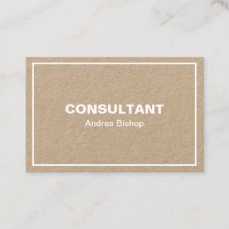 Eenvoudig schoon Lijst Klassiek Visitekaartje