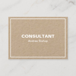 Eenvoudig schoon Lijst Klassiek Visitekaartje