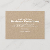 Eenvoudig schoon Lijst Klassiek Visitekaartje (Achterkant)