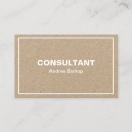 Eenvoudig schoon Lijst Klassiek Visitekaartje