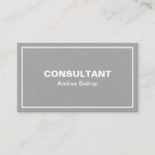 Eenvoudig schoon Lijst Klassiek Visitekaartje (Voorkant)