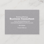 Eenvoudig schoon Lijst Klassiek Visitekaartje (Achterkant)