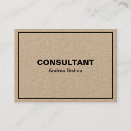 Eenvoudig schoon Lijst Klassiek Visitekaartje