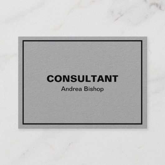 Eenvoudig schoon Lijst Klassiek Visitekaartje (Voorkant)