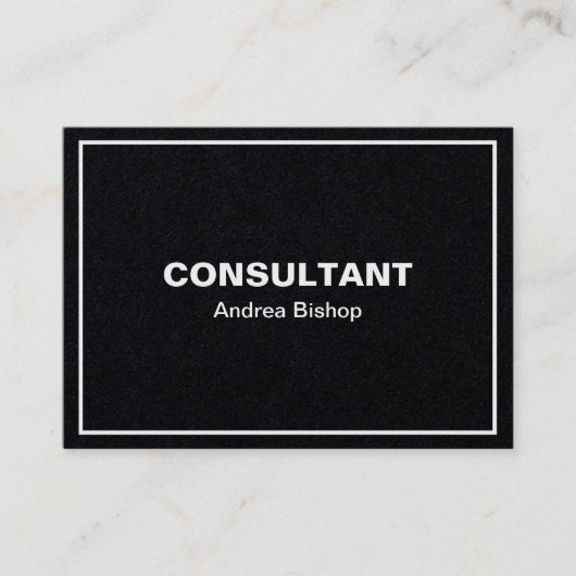 Eenvoudig schoon Lijst Klassiek Visitekaartje (Voorkant)