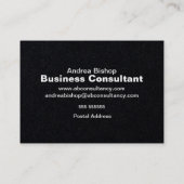 Eenvoudig schoon Lijst Klassiek Visitekaartje (Achterkant)