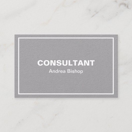 Eenvoudig schoon Lijst Klassiek Visitekaartje (Voorkant)