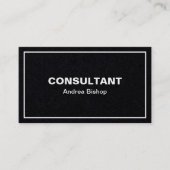 Eenvoudig schoon Lijst Klassiek Visitekaartje (Voorkant)