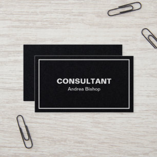 Eenvoudig schoon Lijst Klassiek Visitekaartje