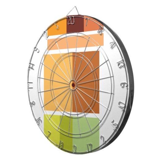 Eenvoudig schoon modern minimaal dartbord (Voorkant Rechts)