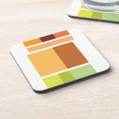 Eenvoudig schoon modern minimaal drankjes onderzetter (Linkerzijde)