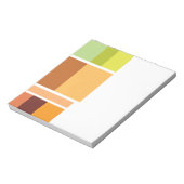 Eenvoudig schoon modern minimaal notitieblok (Linkerzijde)