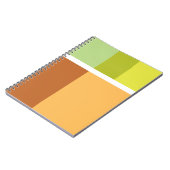 Eenvoudig schoon modern minimaal notitieboek (Linkerzijde)