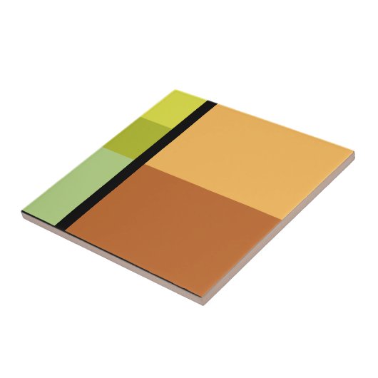 Eenvoudig schoon modern minimaal tegeltje (Zijkant)