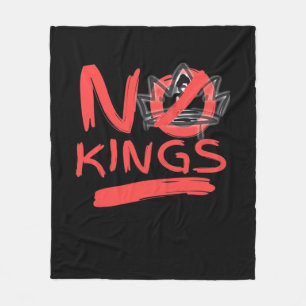Eenvoudig schoon ontwerp zonder koning fleece deken